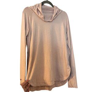 Athleta Hooded Sweatshirt Pink Womens Sz Medium